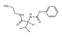 carbobenzoxy-valinyl N-cysteamine Structure