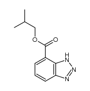 1H-benzotriazole-7-carboxylic acid i-butyl ester结构式