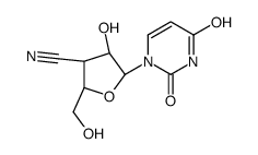 (2S,3S,4R,5R)-5-(2,4-dioxopyrimidin-1-yl)-4-hydroxy-2-(hydroxymethyl)oxolane-3-carbonitrile结构式