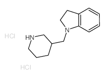 1-(3-Piperidinylmethyl)indoline dihydrochloride Structure