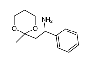 2-(2-methyl-1,3-dioxan-2-yl)-1-phenyl-ethanamine结构式