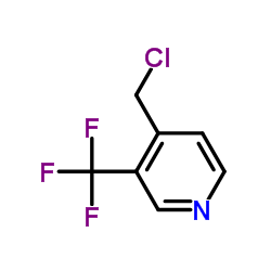 4-(chloromethyl)-3-(trifluoromethyl)pyridine Structure