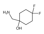 1-(Aminomethyl)-4,4-difluorocyclohexanol structure