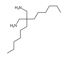 2,2-dihexylpropane-1,3-diamine Structure
