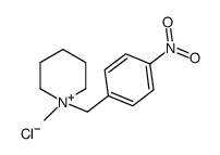 1-methyl-1-[(4-nitrophenyl)methyl]piperidin-1-ium,chloride结构式