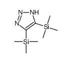 trimethyl-(5-trimethylsilyl-2H-triazol-4-yl)silane结构式
