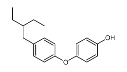 4-[4-(2-ethylbutyl)phenoxy]phenol Structure