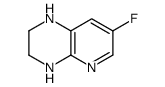 7-fluoro-1,2,3,4-tetrahydropyrido[2,3-b]pyrazine结构式