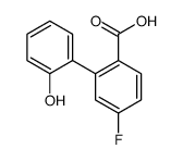 4-fluoro-2-(2-hydroxyphenyl)benzoic acid Structure