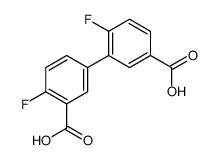 5-(5-carboxy-2-fluorophenyl)-2-fluorobenzoic acid结构式