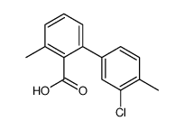 2-(3-chloro-4-methylphenyl)-6-methylbenzoic acid Structure
