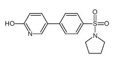 5-(4-pyrrolidin-1-ylsulfonylphenyl)-1H-pyridin-2-one Structure