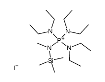 tris(N,N-diethyl)-N'-methyl-N'-trimethylsilyltetraamidophosphonium iodide结构式