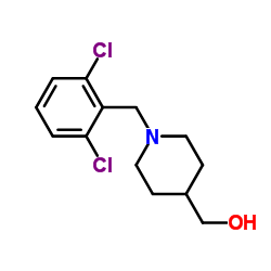 [1-(2,6-Dichloro-benzyl)-piperidin-4-yl]-methanol结构式