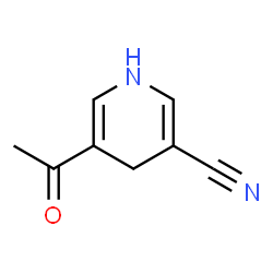 3-Pyridinecarbonitrile, 5-acetyl-1,4-dihydro- (9CI)结构式