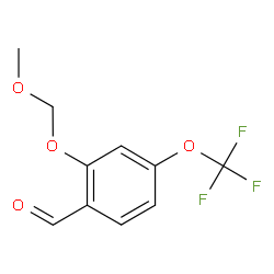 2-(甲氧基甲氧基)-4-(三氟甲氧基)苯甲醛结构式