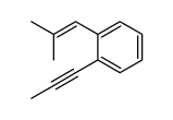 1-(2-methylprop-1-en-1-yl)-2-(prop-1-yn-1-yl)benzene Structure