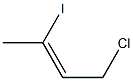 1-Chloro-3-iodo-2-butene Structure