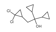 1,1-dicyclopropyl-2-(2,2-dichlorocyclopropyl)ethanol Structure