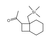 8-acetyl-1-(trimethylsilylmethyl)bicyclo[4.2.0]octane Structure