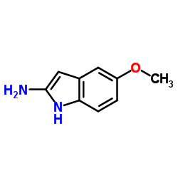 5-Methoxy-1H-indol-2-amine结构式