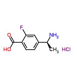 (S)-4-(1-氨基乙基)-2-氟苯甲酸盐酸盐图片