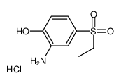 2-amino-4-(ethylsulphonyl)phenol hydrochloride结构式