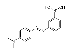 [3-[[4-(dimethylamino)phenyl]diazenyl]phenyl]boronic acid结构式