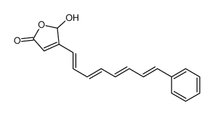 5-hydroxy-4-(8-phenyl-1,3,5,7-octatetraenyl)-2(5H)-furanone Structure