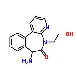 7-Amino-5-(2-hydroxyethyl)-5,7-dihydro-6H-pyrido[3,2-a][3]benzazepin-6-one Structure