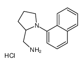 (1-naphthalen-1-ylpyrrolidin-2-yl)methanamine hydrochloride Structure