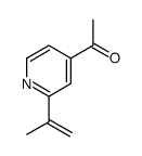 4-acetyl-2-isopropenyl pyridine Structure