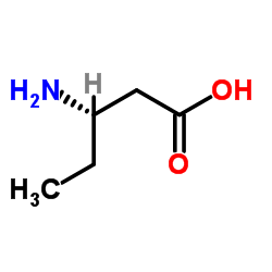 3-Aminopentanoic acid Structure