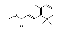 Methyl dehydro-β-cyclocitrylideneacetate结构式