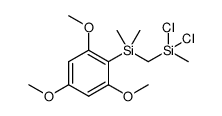 dichloromethyl[[dimethyl(2,4,6-trimethoxyphenyl)silyl]methyl]silane Structure