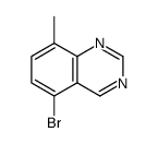 5-bromo-8-methylquinazoline structure