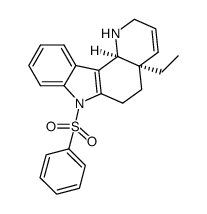 (4aR,11cS)-4a-ethyl-7-(phenylsulfonyl)-2,4a,5,6,7,11c-hexahydro-1H-pyrido[3,2-c]carbazole Structure