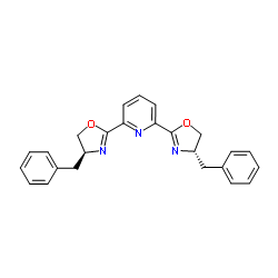 2,6-双[(4S)-4-苄基-2-恶唑啉基]吡啶图片