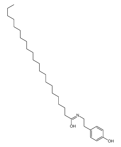 N-[2-(4-hydroxyphenyl)ethyl]docosanamide Structure