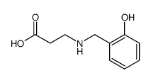 3-(2-Hydroxy-benzylamino)-propionic acid Structure