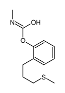 Methylcarbamic acid o-[3-(methylthio)propyl]phenyl ester结构式