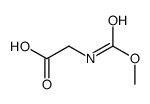 N-(甲氧羰基)甘氨酸结构式