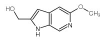 (5-Methoxy-1H-pyrrolo[2,3-c]pyridin-2-yl)methanol Structure