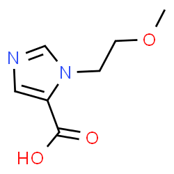 1-(2-Methoxyethyl)-1H-imidazole-5-carboxylic acid结构式