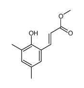methyl 3-(2-hydroxy-3,5-dimethylphenyl)prop-2-enoate结构式