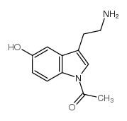 Ethanone,1-[3-(2-aminoethyl)-5-hydroxy-1H-indol-1-yl]- picture