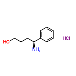 (S)-4-Amino-4-phenylbutan-1-ol hydrochloride structure