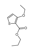 2-Thiophenecarboxylicacid,3-ethoxy-,propylester(9CI)结构式