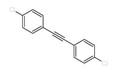 Benzene, 1,1-(1,2-ethynediyl)bis(4-chloro- structure