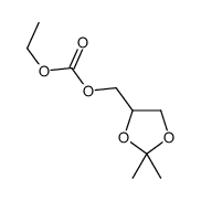 (2,2-dimethyl-1,3-dioxolan-4-yl)methyl ethyl carbonate Structure